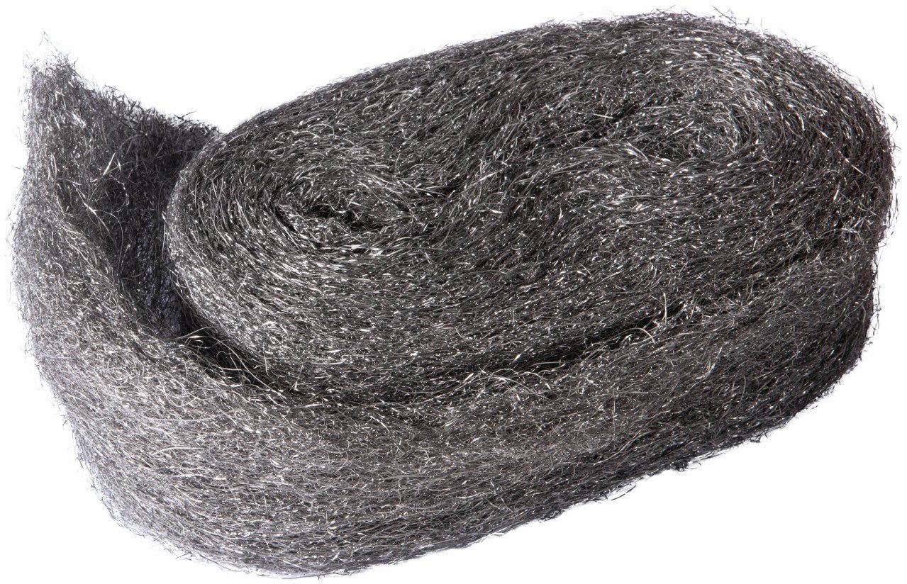 Connex Шліфувальний валик CONNEX Stahlwolle Feinheistgrad grob, 200 g grau
