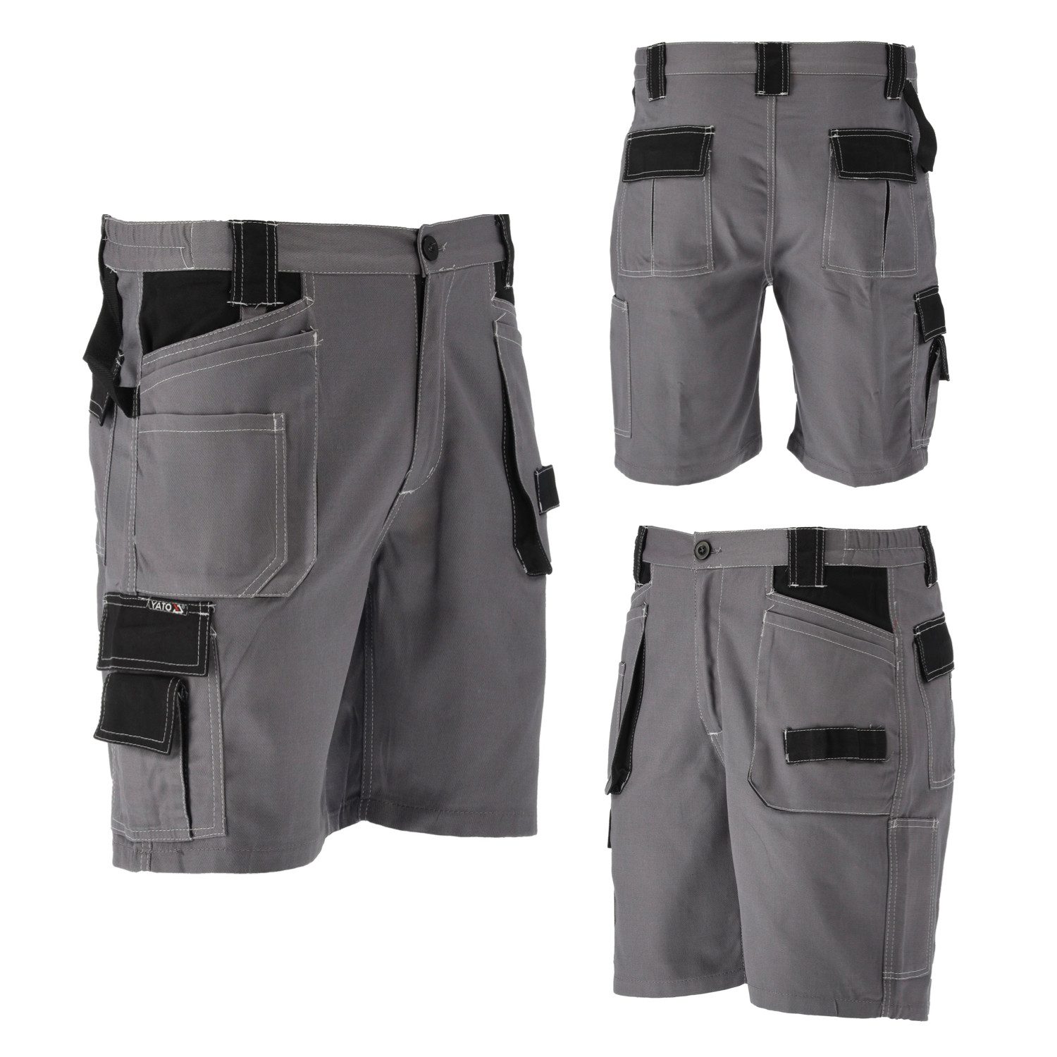 Arbeitshose Arbeitshose / Shorts DIM grau/schwarz Gr. XXL