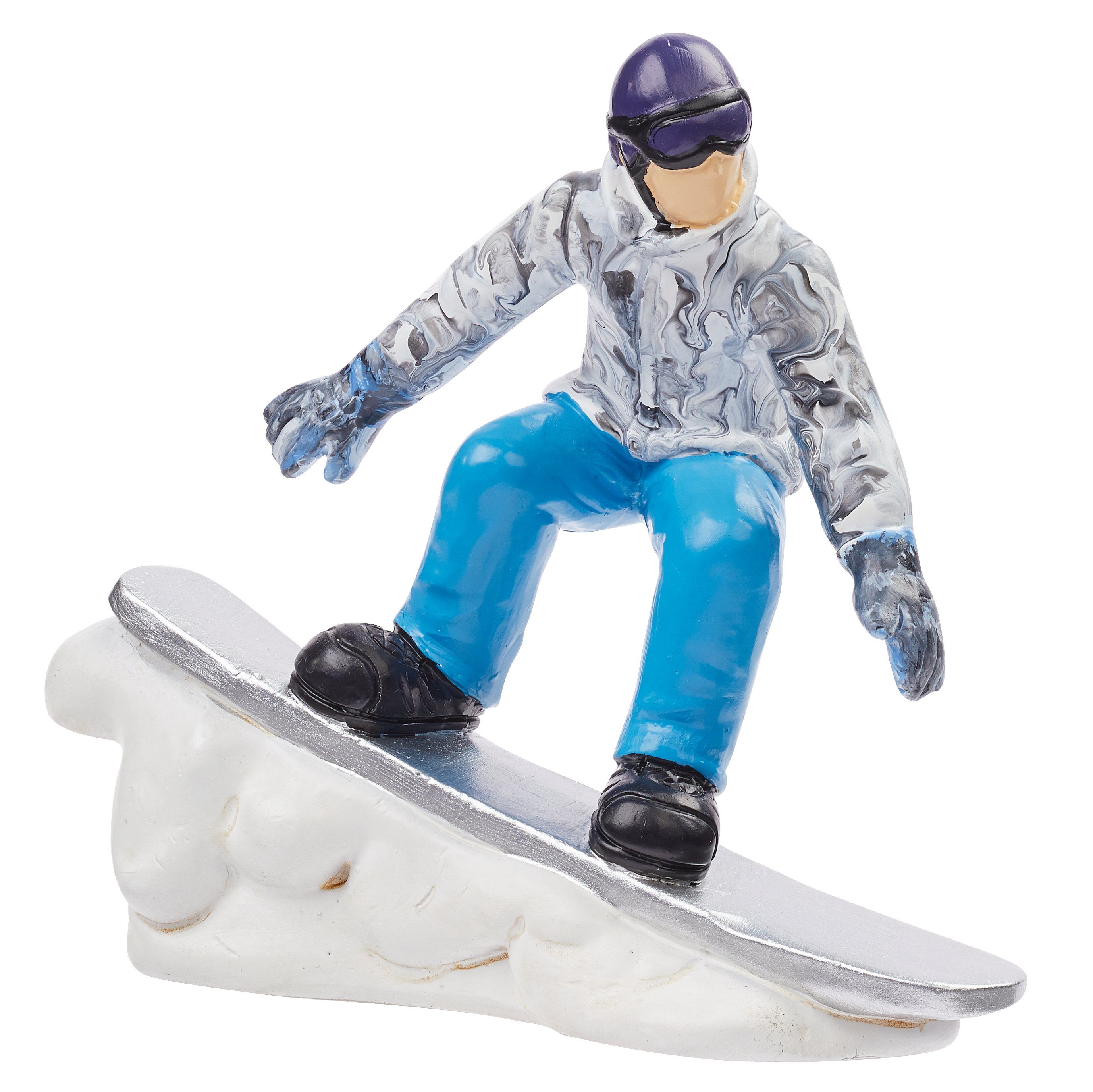 HobbyFun Dekofigur Snowboarder, 9,5 cm