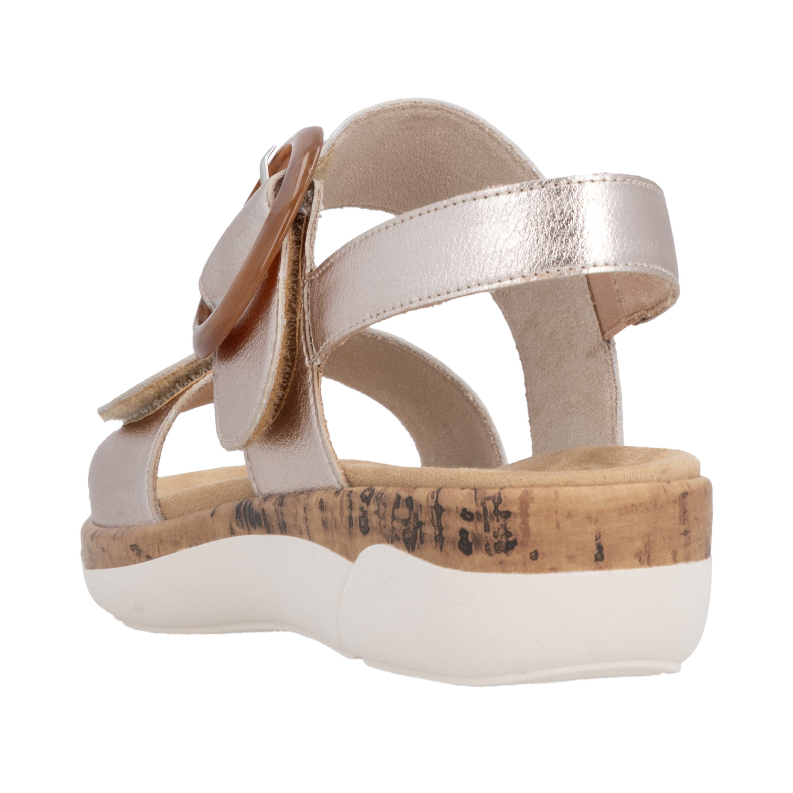 Remonte Sandale Klettschuh, Sommerschuh, Sandalette mit herausnehmbarem Fußbett
