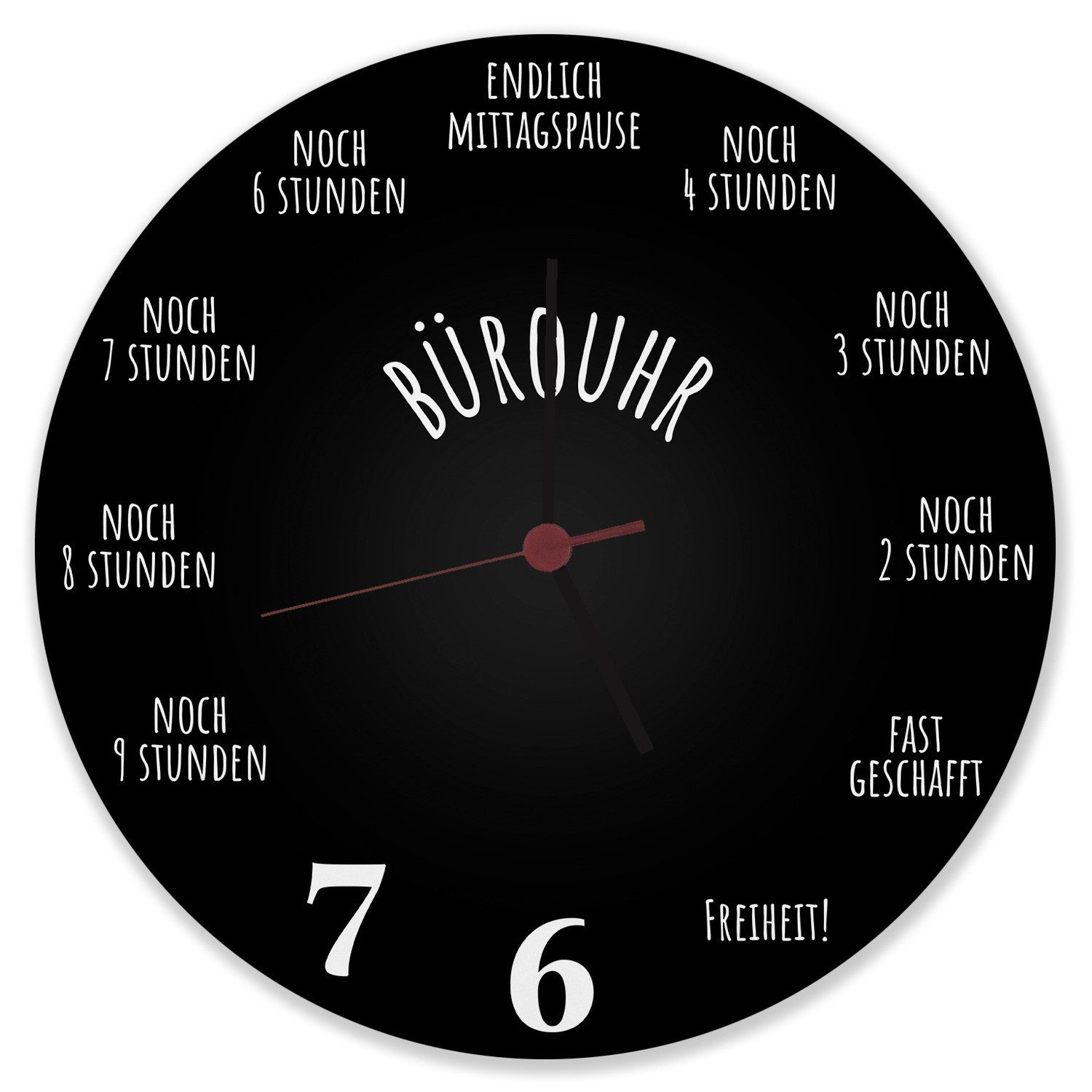 speecheese Wanduhr Bürouhr mit Feierabend Countdown günstig online kaufen