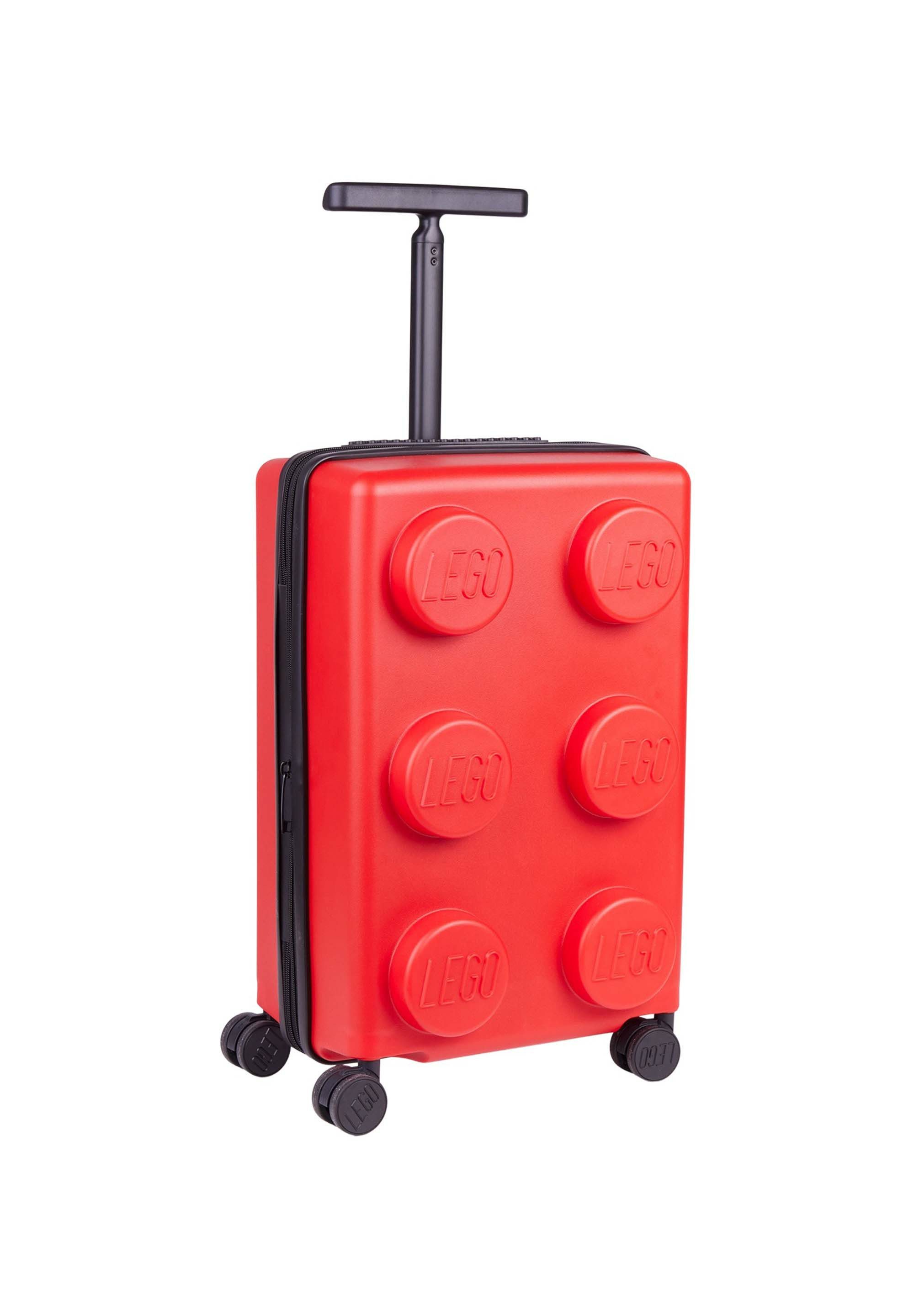 LEGO® Bags Trolley Brick, 4 Rollen, Erweiterbares Fach, TSA-Schloss, LEGO-Design, robust