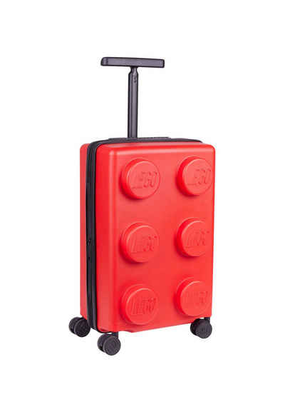LEGO® Bags Trolley Brick, 4 Rollen, Erweiterbares Fach, TSA-Schloss, LEGO-Design, robust