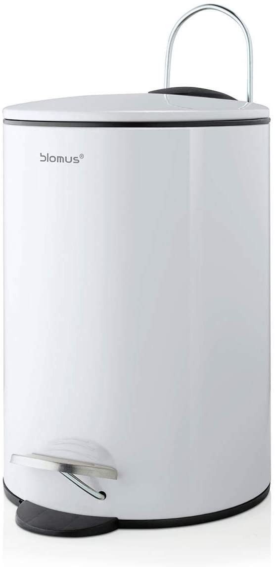 blomus Mülleimer Blomus 68945 Abfalleimer Treteimer Tubo 3 Liter Weiß