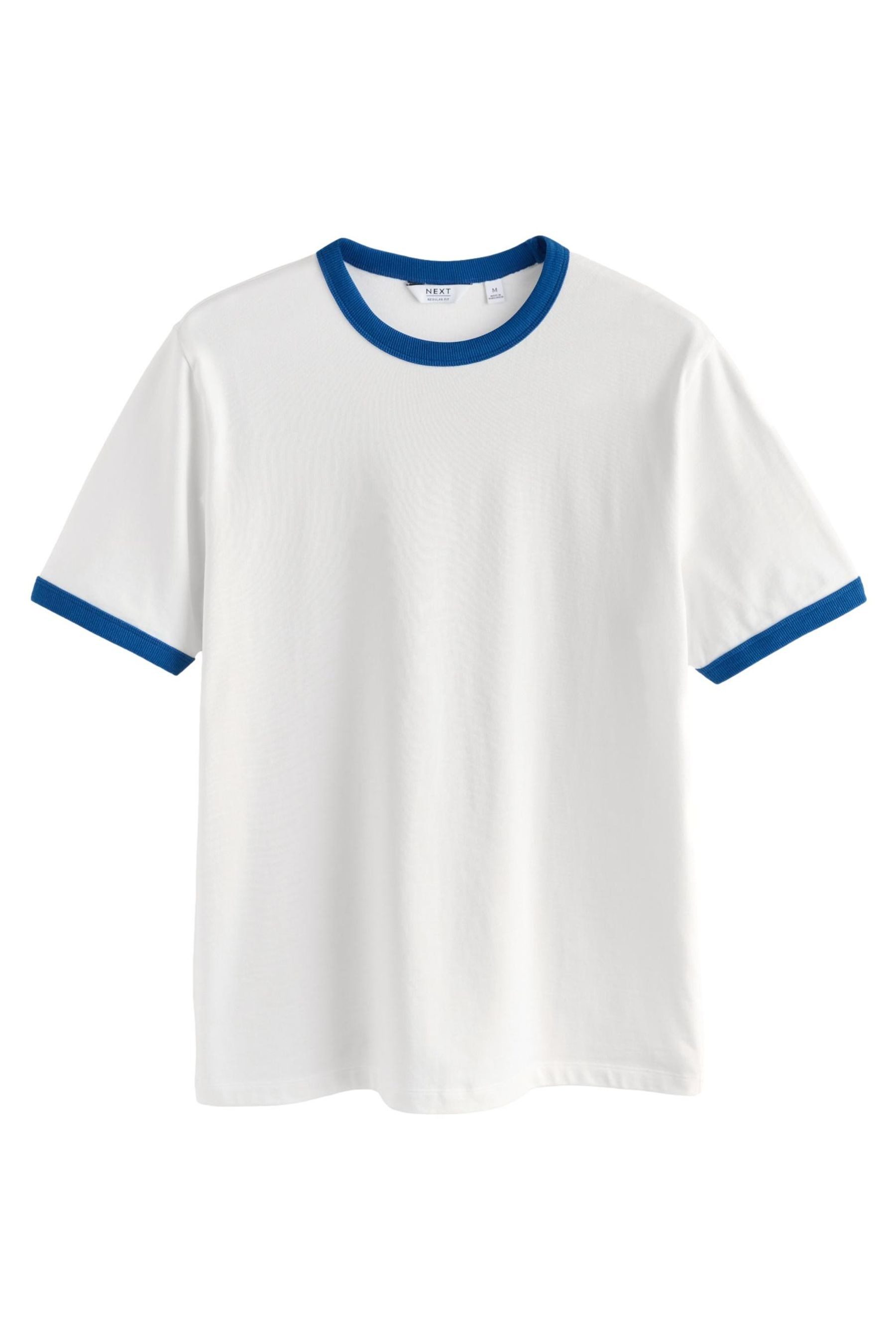 T-Shirt Kurzärmeliges Ringer-T-Shirt