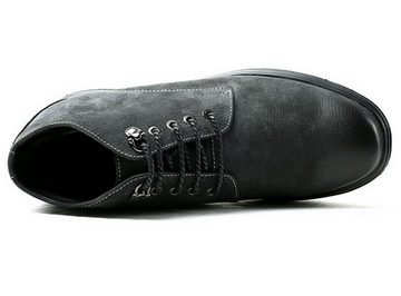 Mario Moronti Brixen schwarz/dunkelgrau Schnürschuh Schuhe mit Erhöhung, + 7cm größer, Schuhe die größer machen