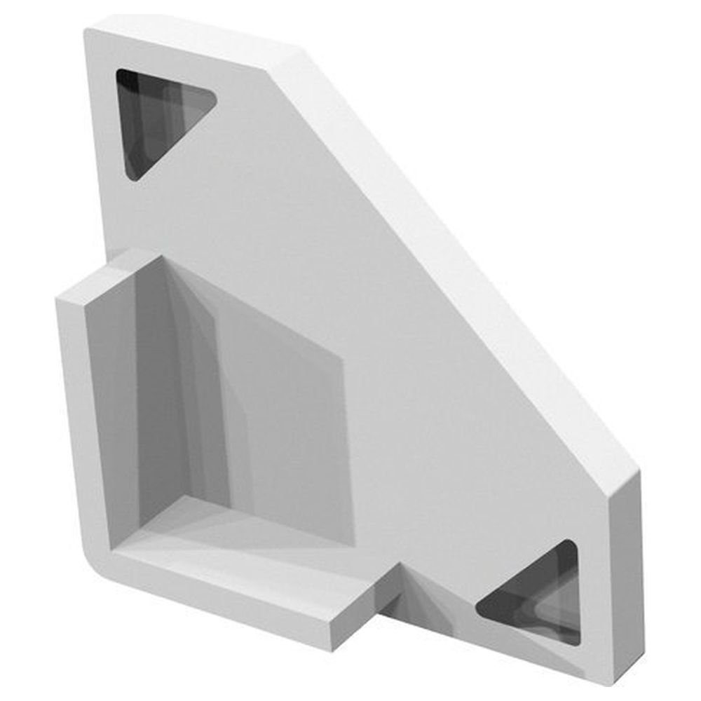 in Grazia Streifen SLV Weiß, Endkappe Profilelemente LED-Stripe-Profil 10 1-flammig, LED