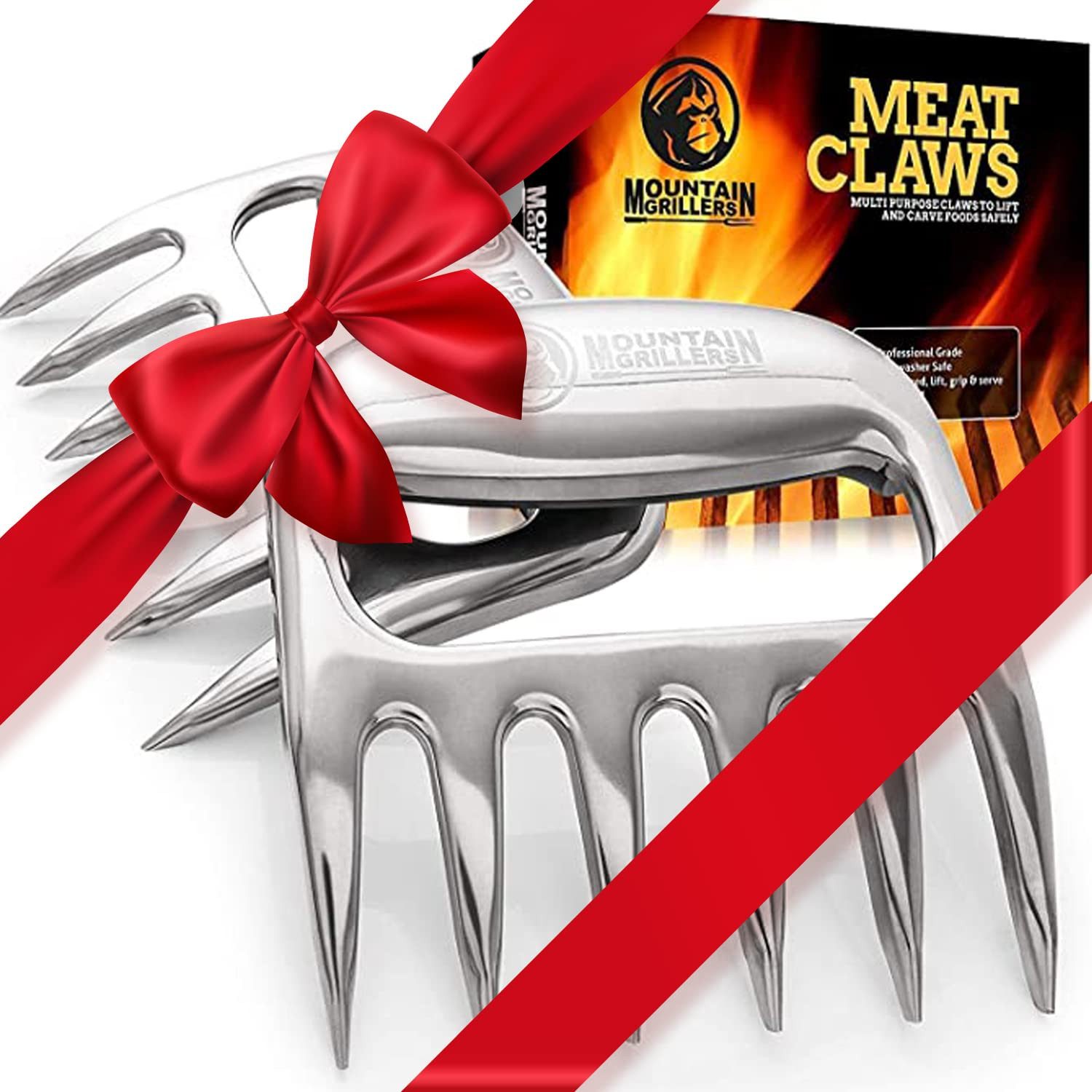 Mountain Grillers Grillzange Mountain Grillers Meat Claws Meat Shredder for BBQ - Perfectly