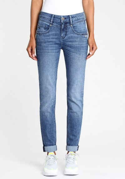 GANG Skinny-fit-Jeans »MARISSA« mit modischer V-Passe vorn & hinten