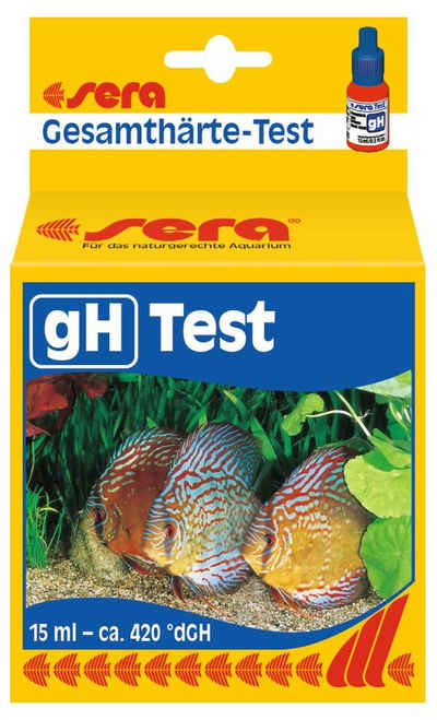 Sera Aquariendeko sera gH-Test Wassertest für Aquarium und Teich