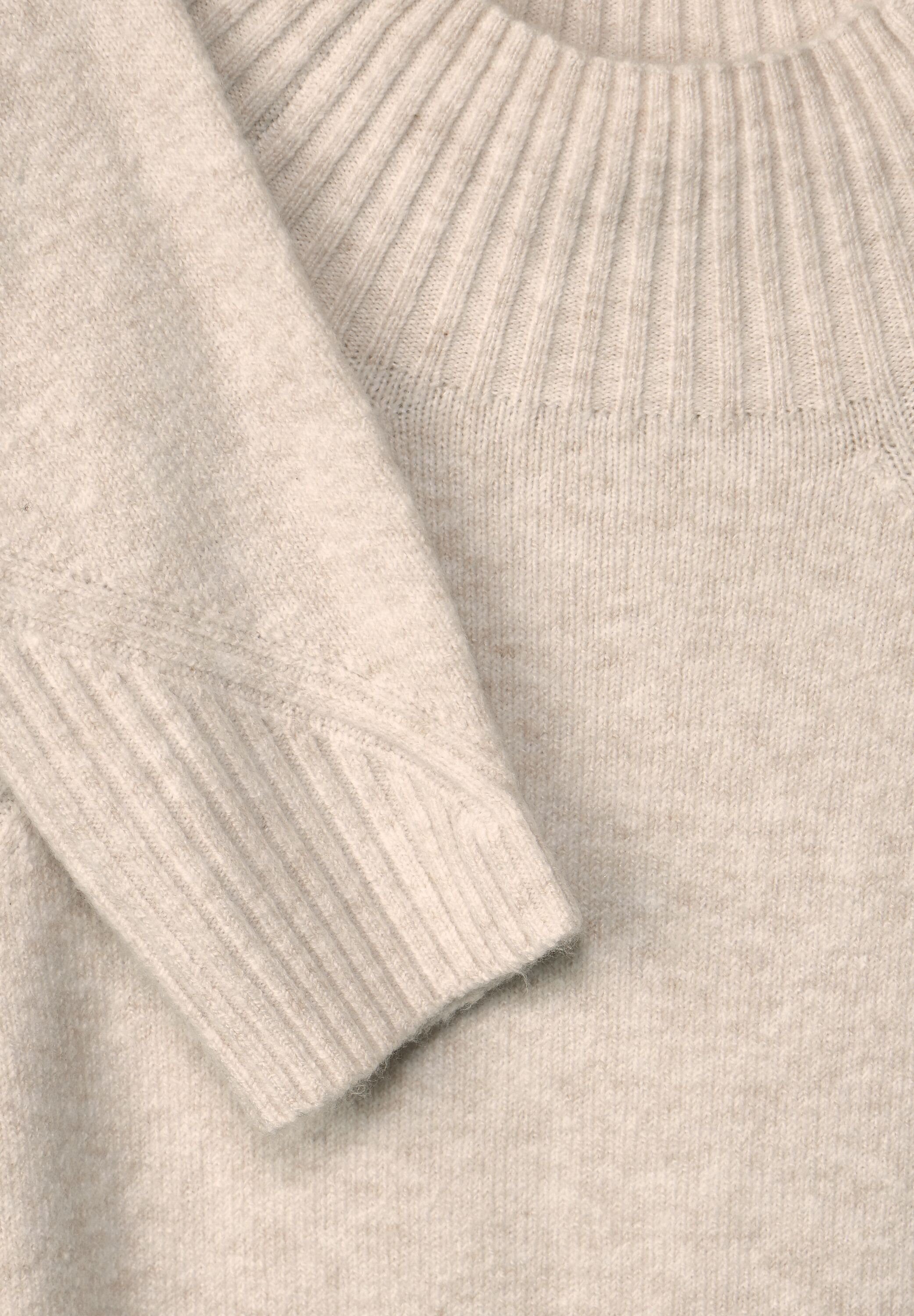 STREET ONE Strickkleid mit Stehkragen