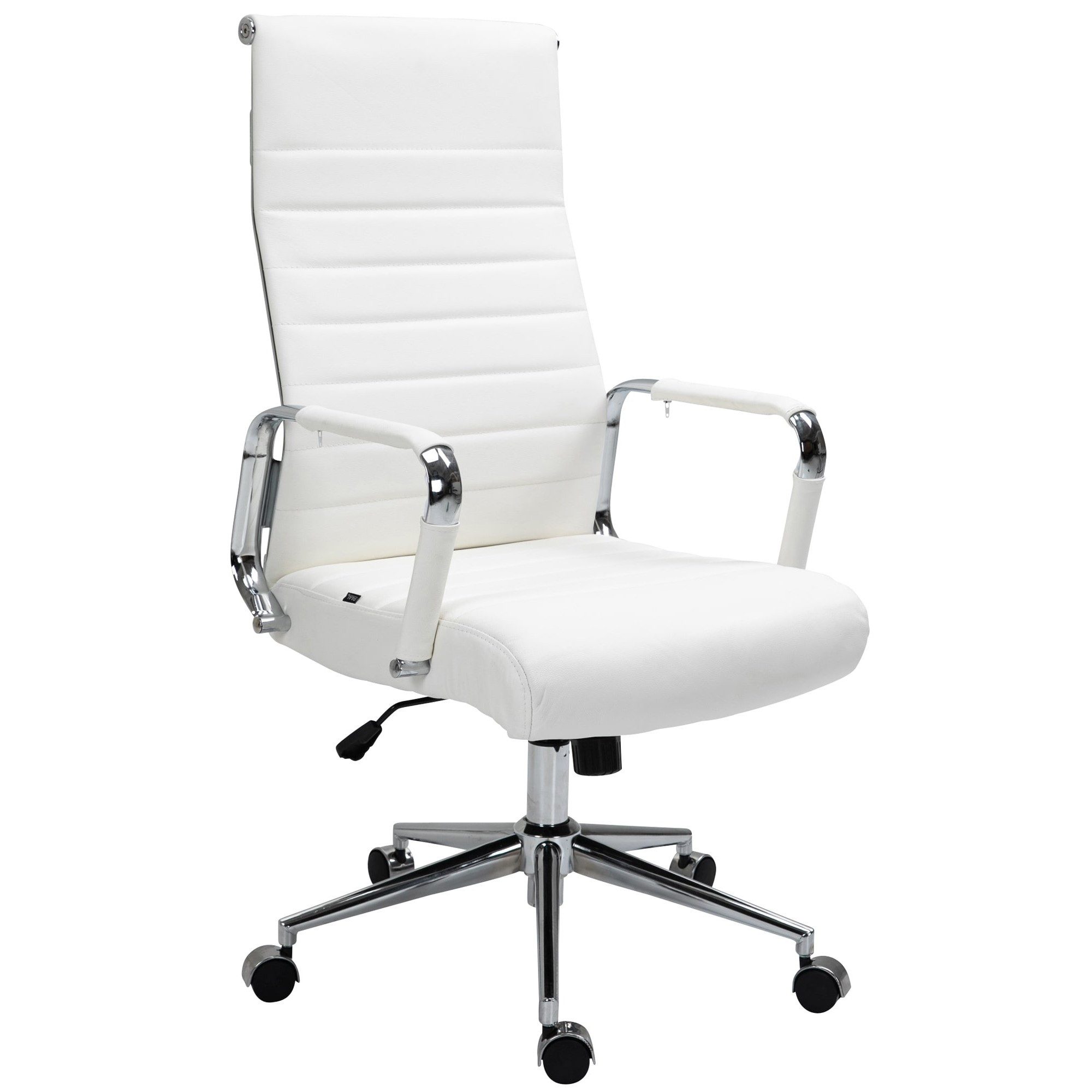 CLP Bürostuhl Chefsessel Drehstuhl Schreibtischstuhl (Spar-Set, 1 St), Echtleder, höhenverstellbar, Wippmechanik, 136 kg