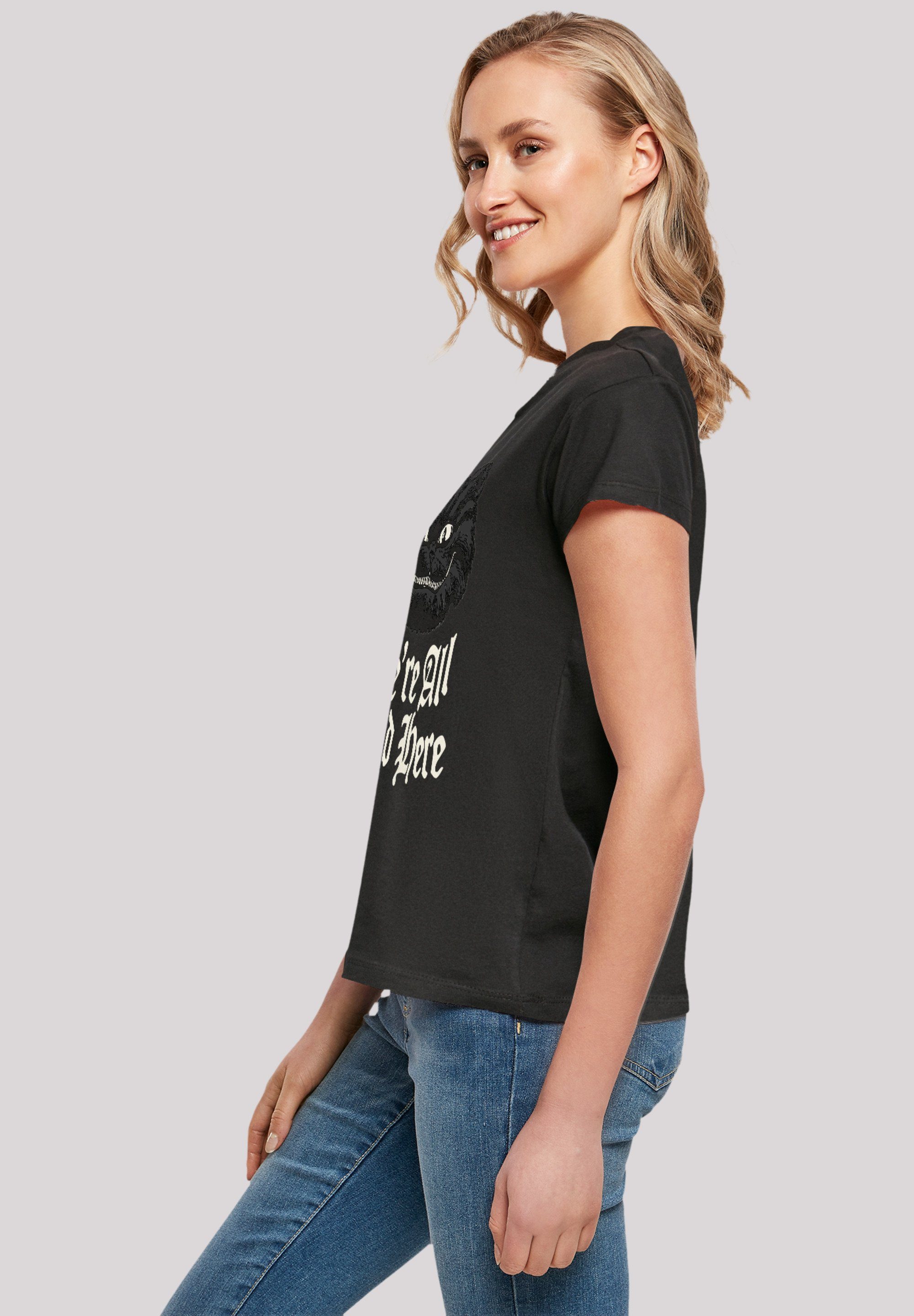F4NT4STIC T-Shirt Disney Alice im Qualität Glow Wunderland Mad Premium