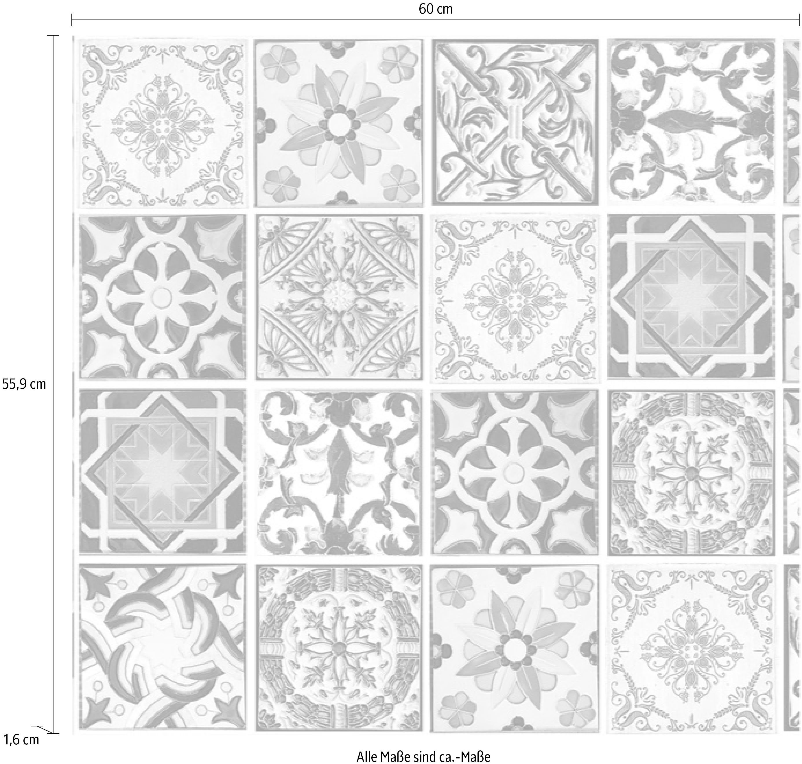 Express Küchen Küchenrückwand Retro 1, (1-tlg)