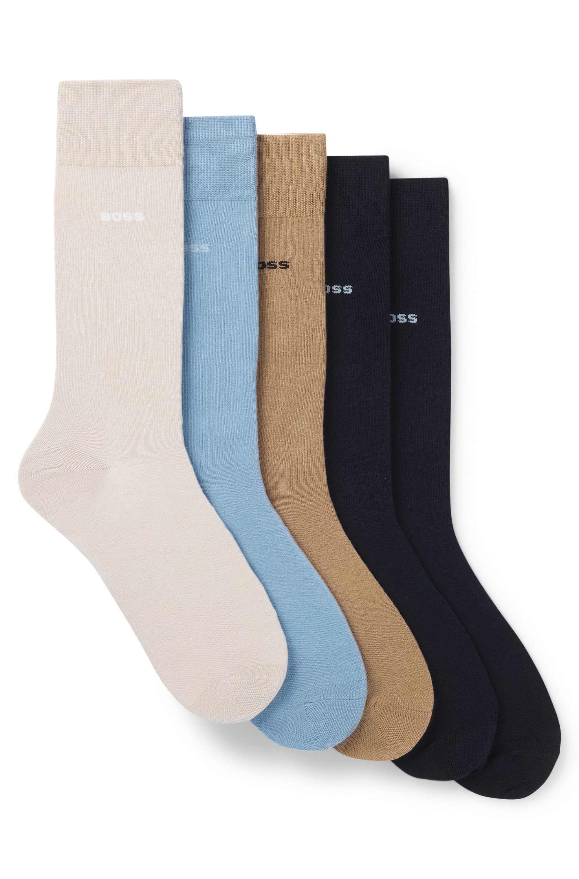 Socken 5P Uni Color CC