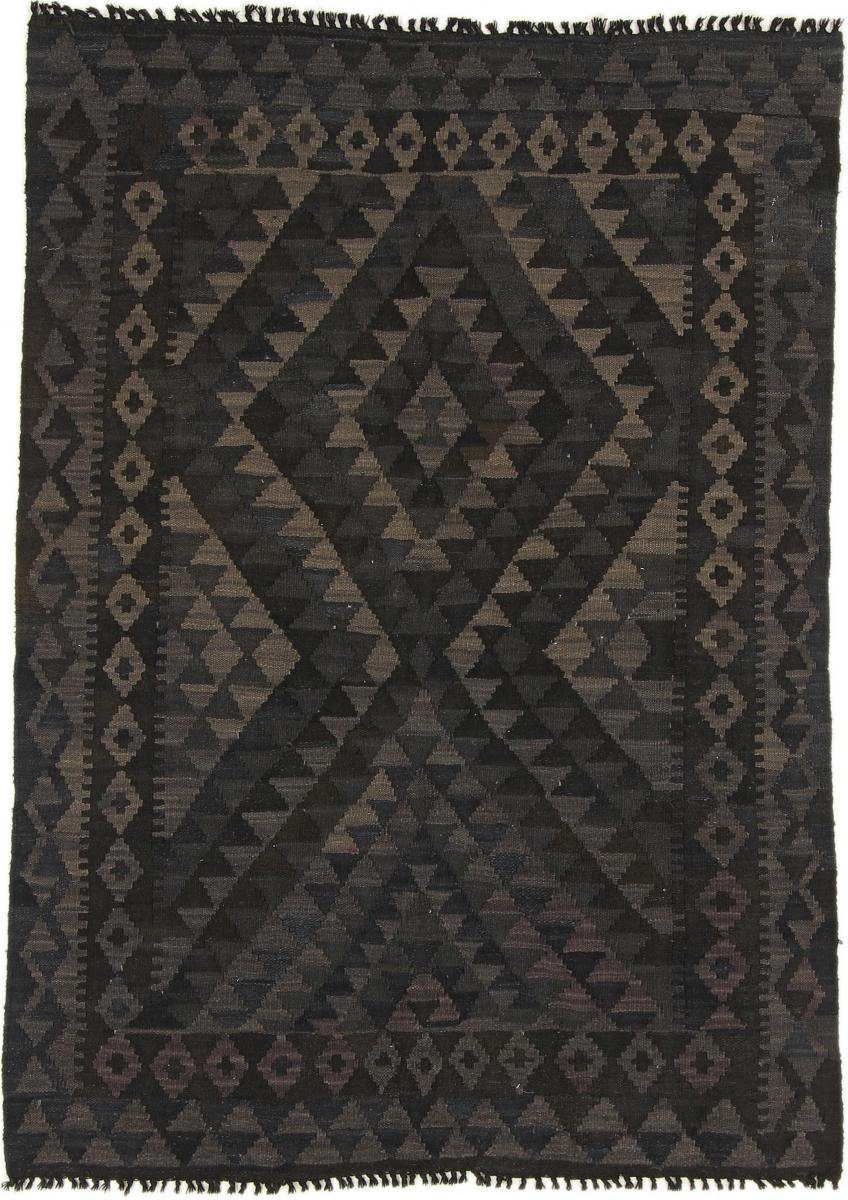 Orientteppich Kelim Afghan Heritage 125x174 Handgewebter Moderner Orientteppich, Nain Trading, rechteckig, Höhe: 3 mm | Kurzflor-Teppiche