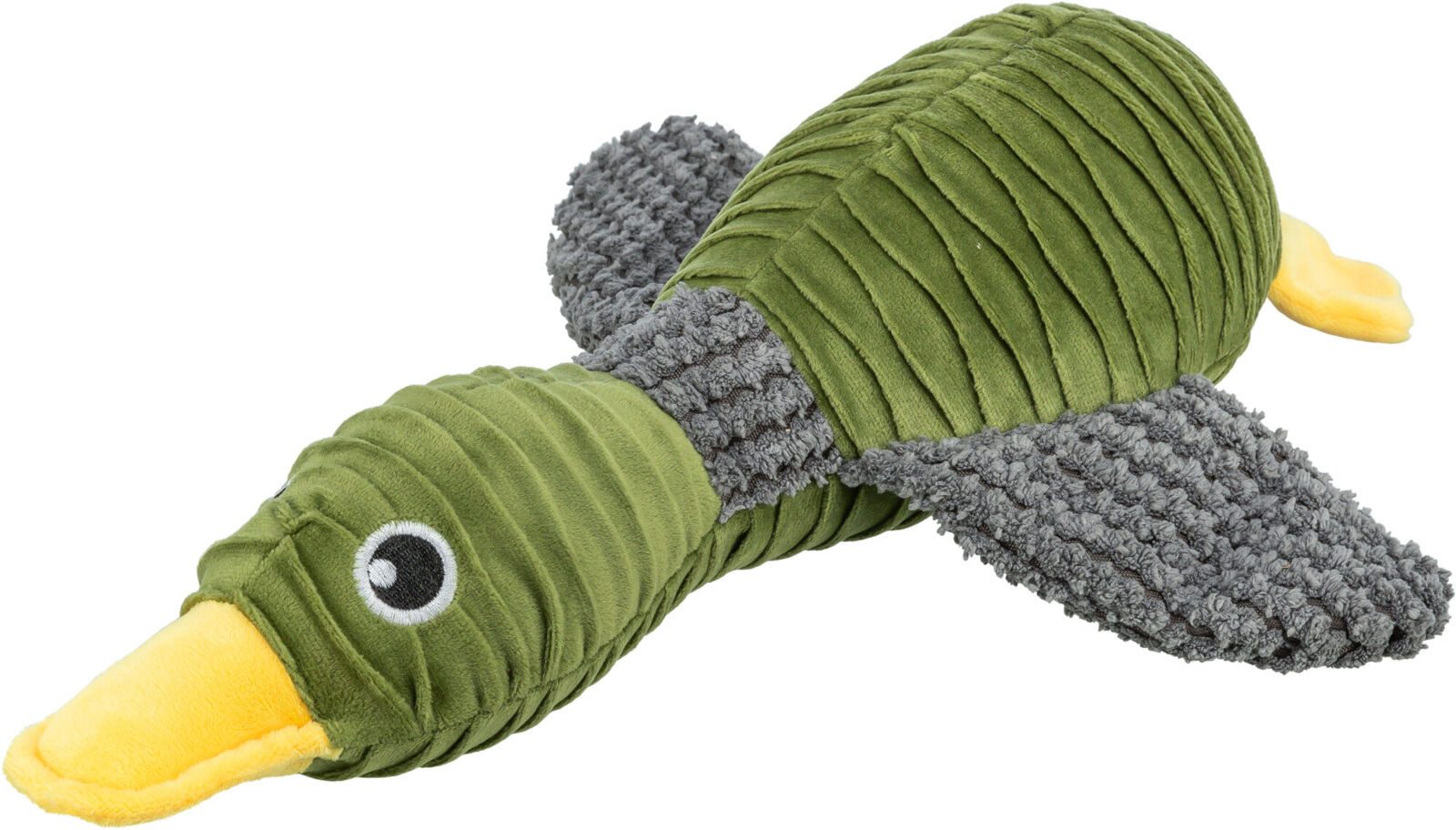 TRIXIE Tierkuscheltier Hundespielzeug Ente aus Plüsch, quietscht - diverse - 40 cm, Plüsch, Polyester