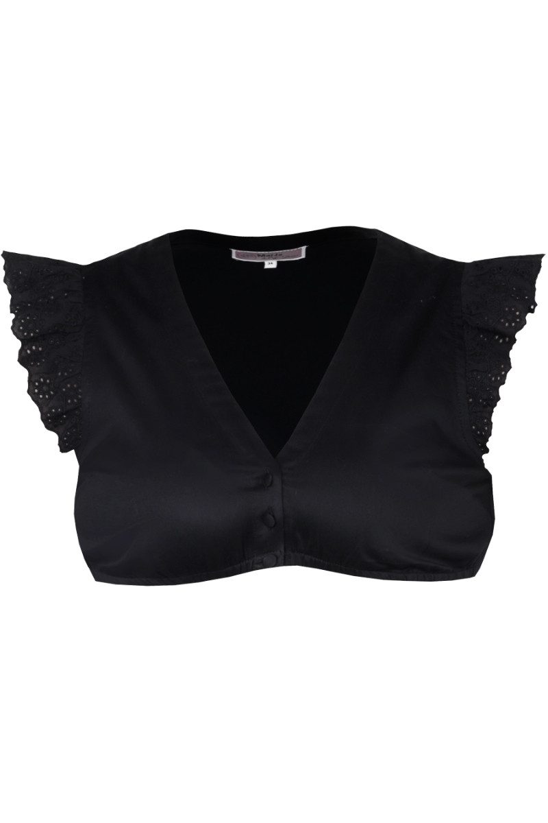 MarJo Dirndlbluse Dirndlbluse - KARLSFELD - schwarz günstig online kaufen