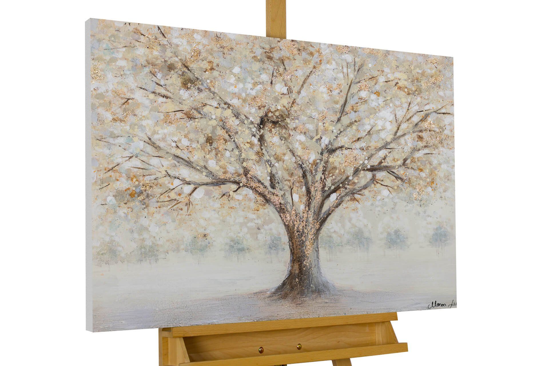 KUNSTLOFT Gemälde Transient Feelings 100x75 cm, Leinwandbild 100% HANDGEMALT Wandbild Wohnzimmer