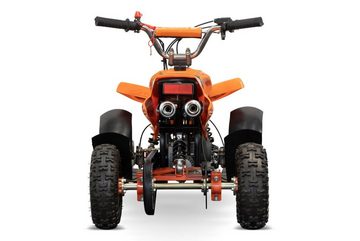 Nitro Motors Dirt-Bike 49cc Mini Kinder Quad Dragon 4" Kinderquad Pocketquad ATV, 1 Gang, Automatikschaltung, Easy Pull Starter, Not Aus Leine, stufenlos drosselbar