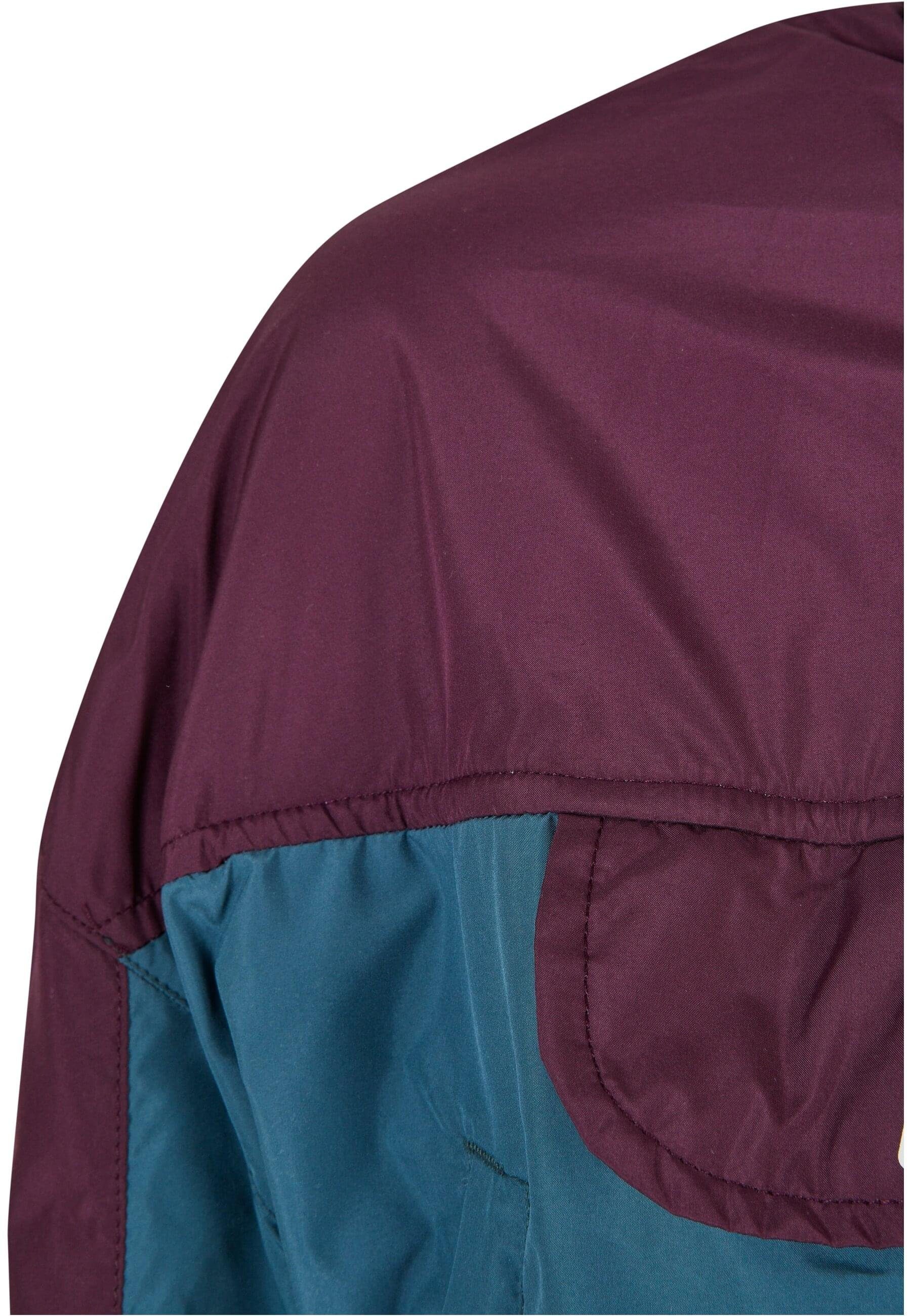 Over Label Outdoorjacke (1-St) Black Starter Starter Ladies Colorblock Damen Pull darkviolet/teal Jacket