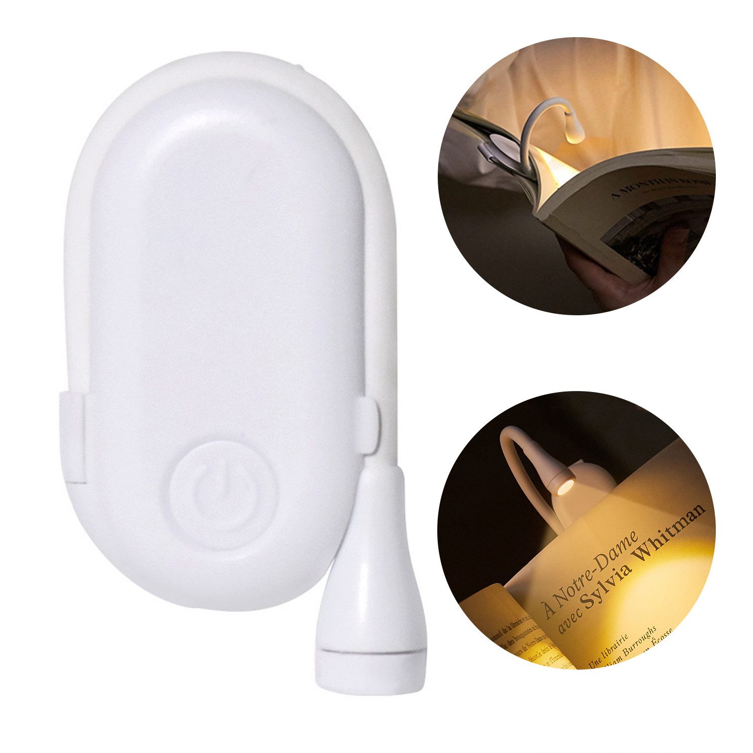RWEUOQ LED Leselampe Mini Klemmleuchte Augenschutz günstig online kaufen