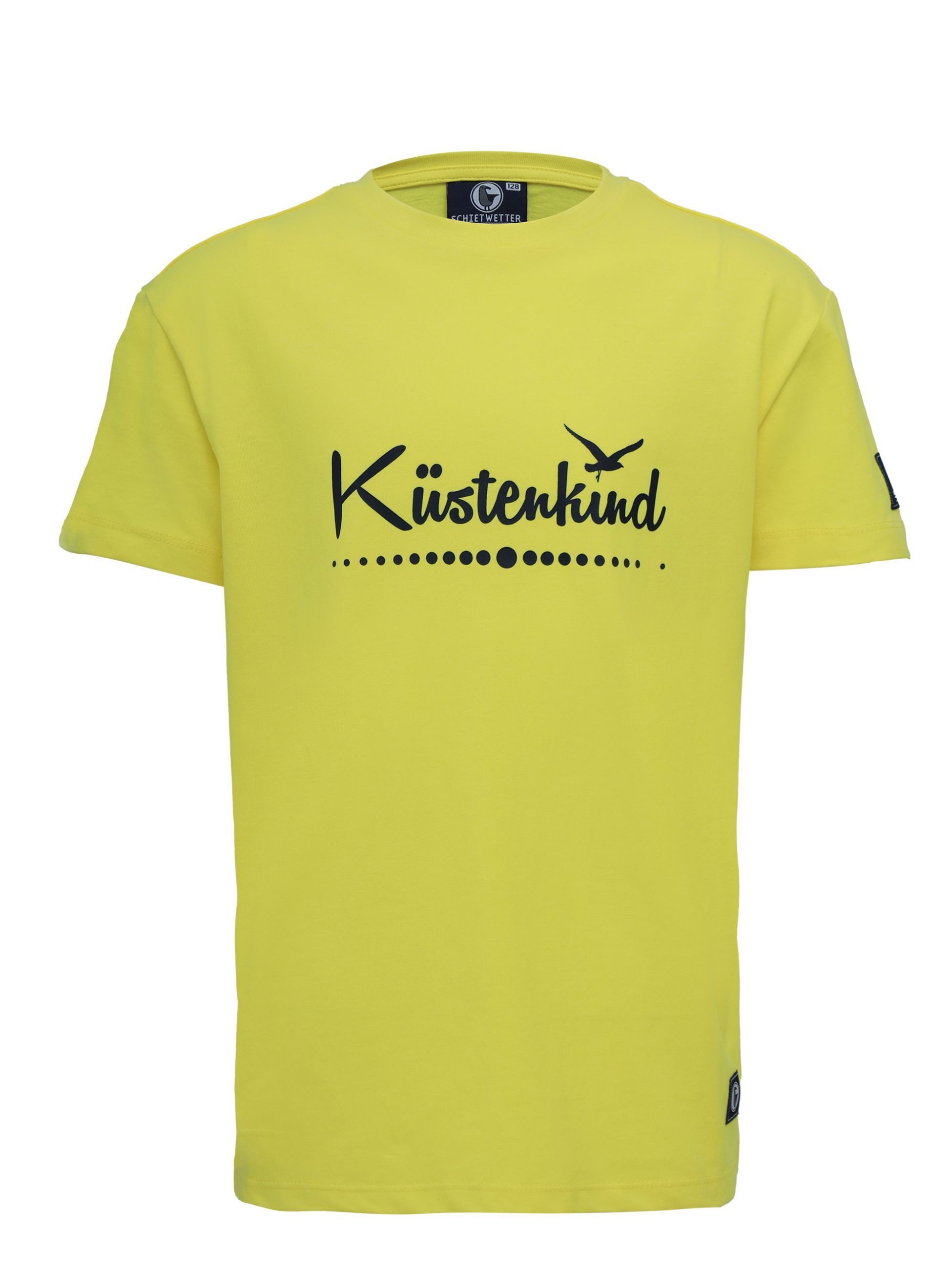 Schietwetter T-Shirt Unisex Kinder "Küstenkind", Rundhals (1-tlg) atmungsaktiv