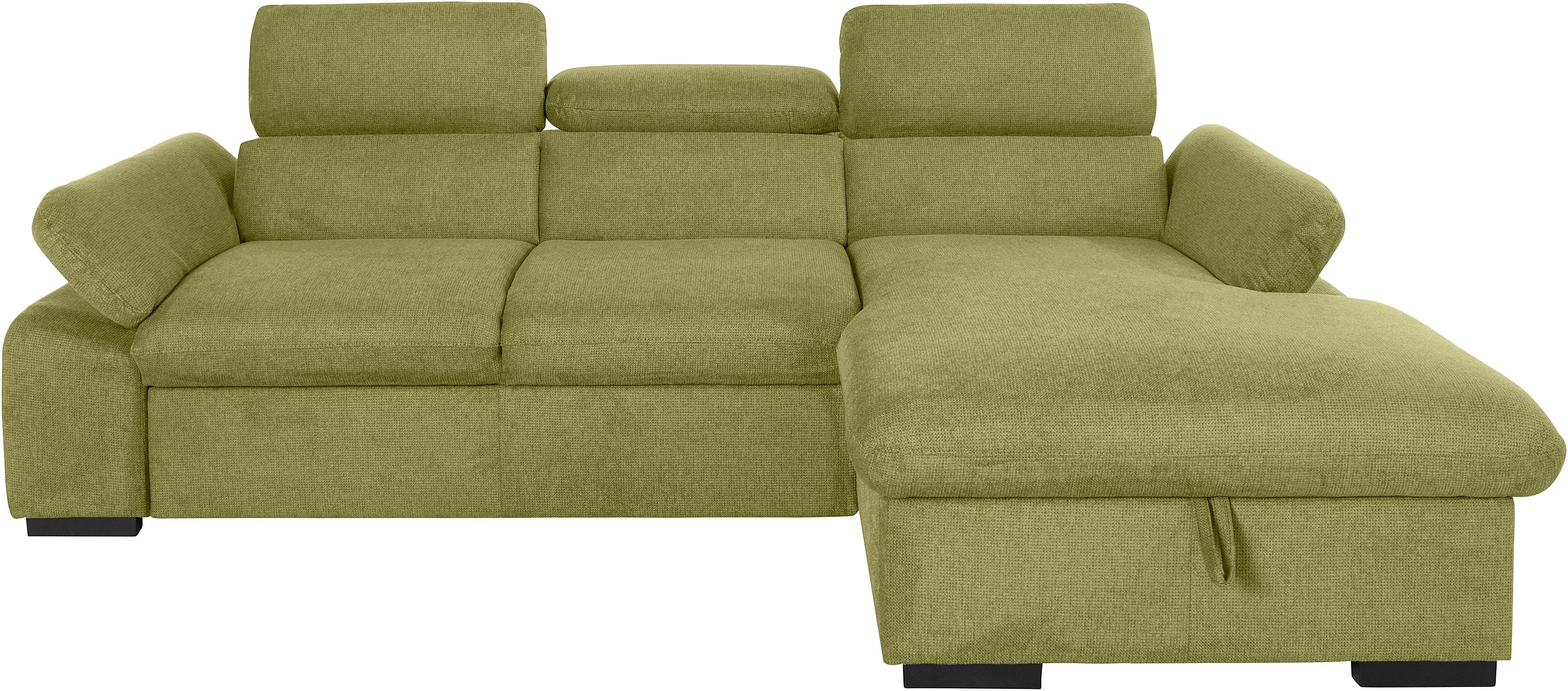 COTTA Ecksofa "Lola L-Form mit Kopfteilfunktion & Hocker", (Set, mit Hocker günstig online kaufen