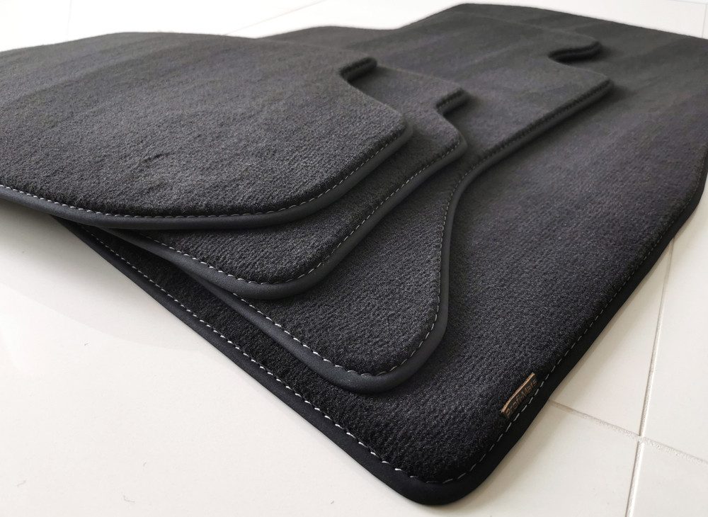 Profi Mats Passform-Fußmatten Velours passend für BMW 3 E46 1998-2006 Limousine Touring Coupe, Velours Fussmatten für BMW 3 E46 1998-2006 Limousine Touring Coupe