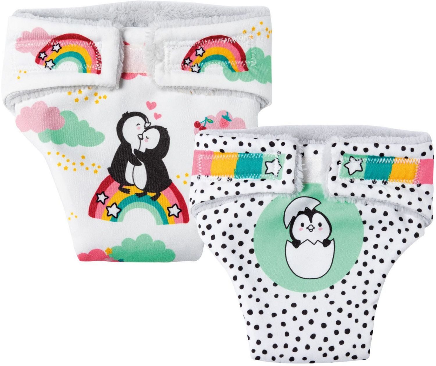 Heless Puppen Accessoires-Set Puppen-Stoffwindeln Gr. 28-