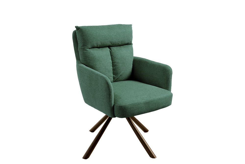 riess-ambiente Polsterstuhl BIG GEORGE grün – 360° drehbar, mit Armlehnen & günstig online kaufen