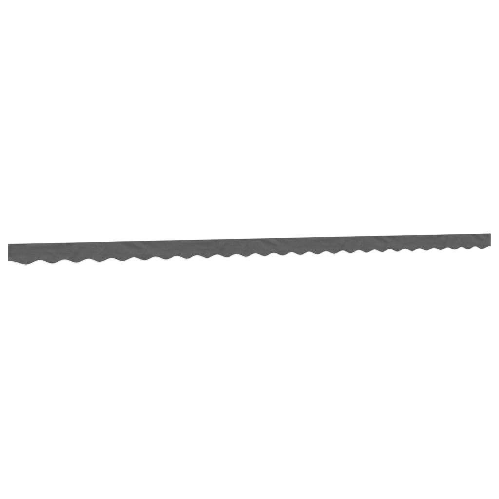 vidaXL Markise Markisenvolant Anthrazit Gestreift 600 cm (1-St)