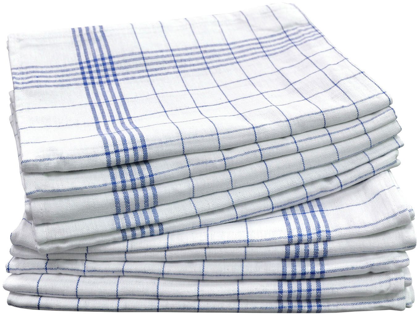 Dyckhoff Geschirrtuch Karo, (Packung, 10-tlg., 10 Geschirrtücher 50 x 70 cm)