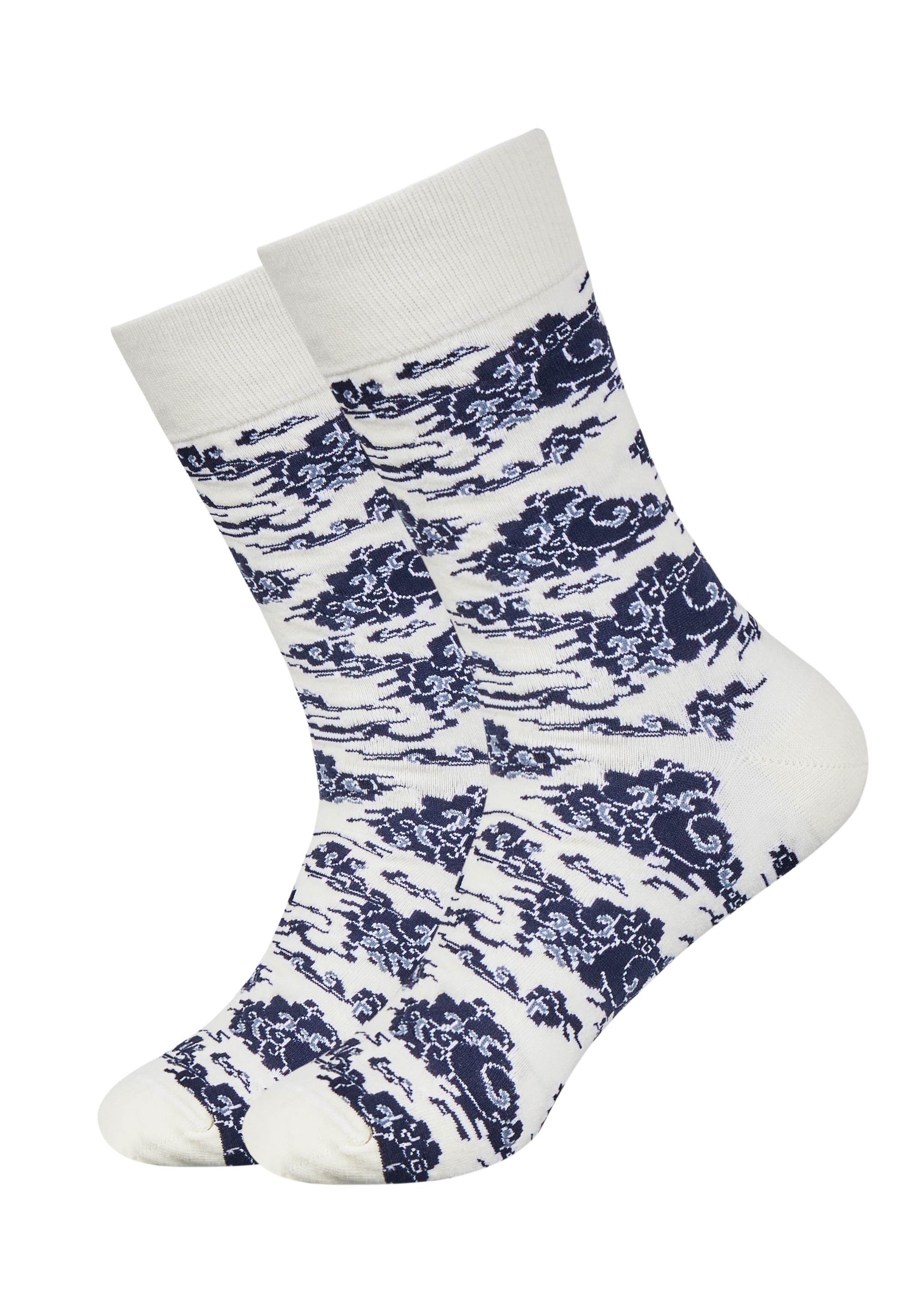 - Socken JUDGEMENT UNHINGED trendigem Wolkenmuster mit Mxthersocker (3-Paar) CLOUDED