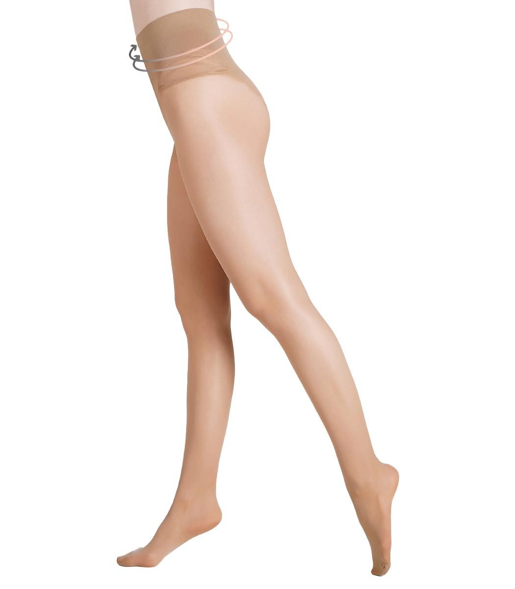 GIULIA Stützstrumpfhose BODY 40 DEN (Packung 1 St. 1er-Pack) mit dezentem Glanz