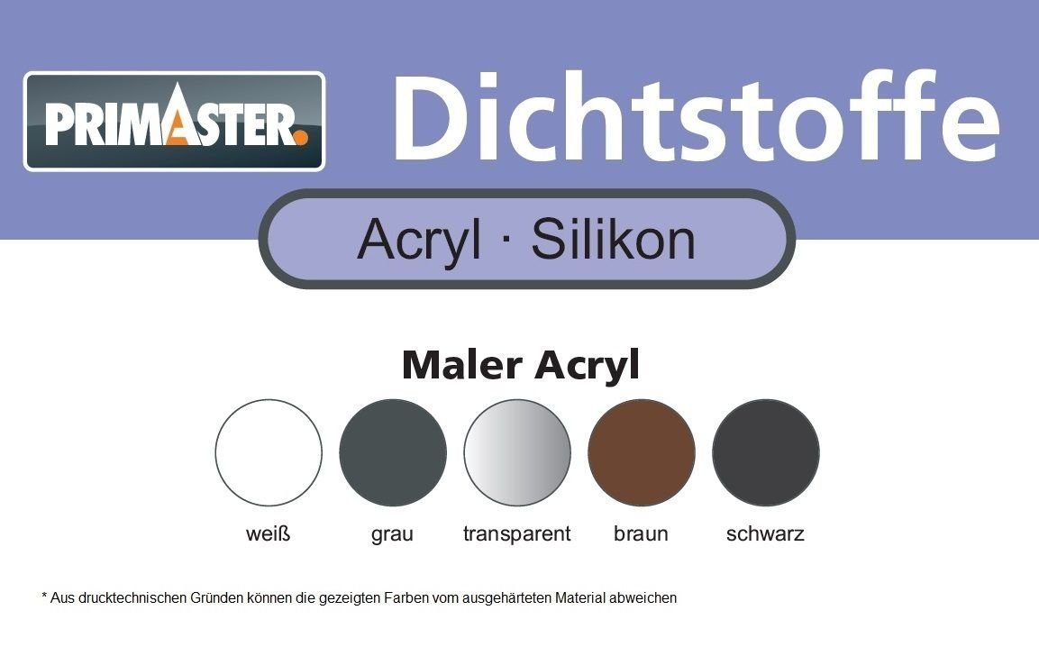 Primaster Silikon Primaster Maler Acryl schwarz günstig online kaufen