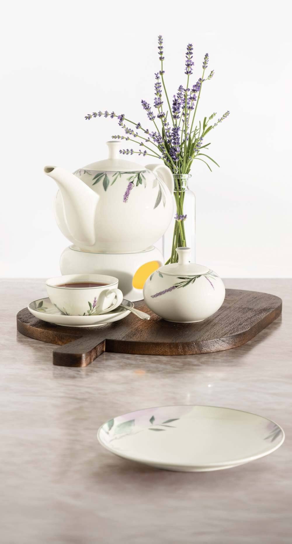 Seltmann Weiden Teeservice Savona Provence Teeservice 18er Set (18-tlg), 6 Personen, Porzellan
