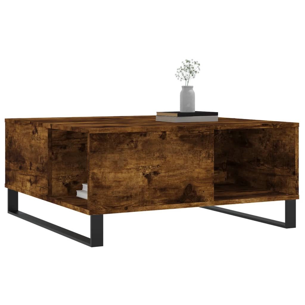 vidaXL Couchtisch Couchtisch Räuchereiche 80x80x36,5 cm günstig online kaufen