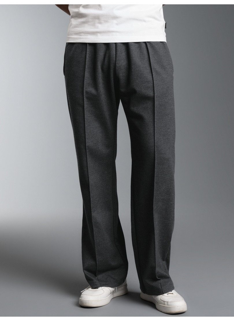 Trigema Jerseyhose TRIGEMA Freizeithose mit weitem Bein und Elastikbund (1-tlg)