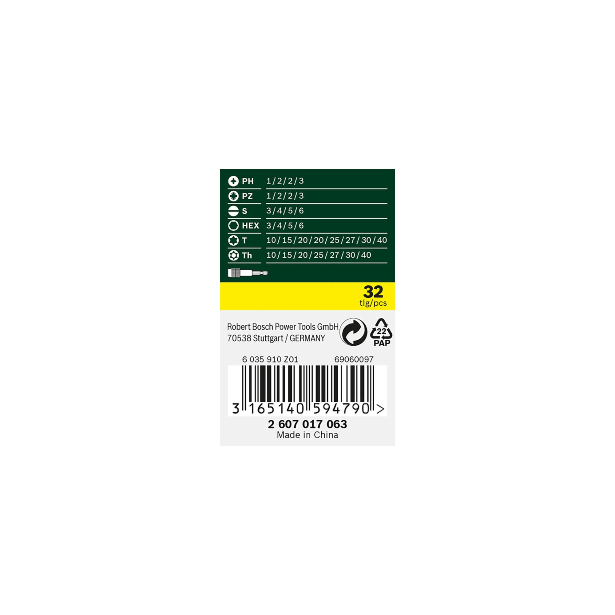 Bosch Professional Bit-Set Bosch Power Tools Bit-Set 2607017063