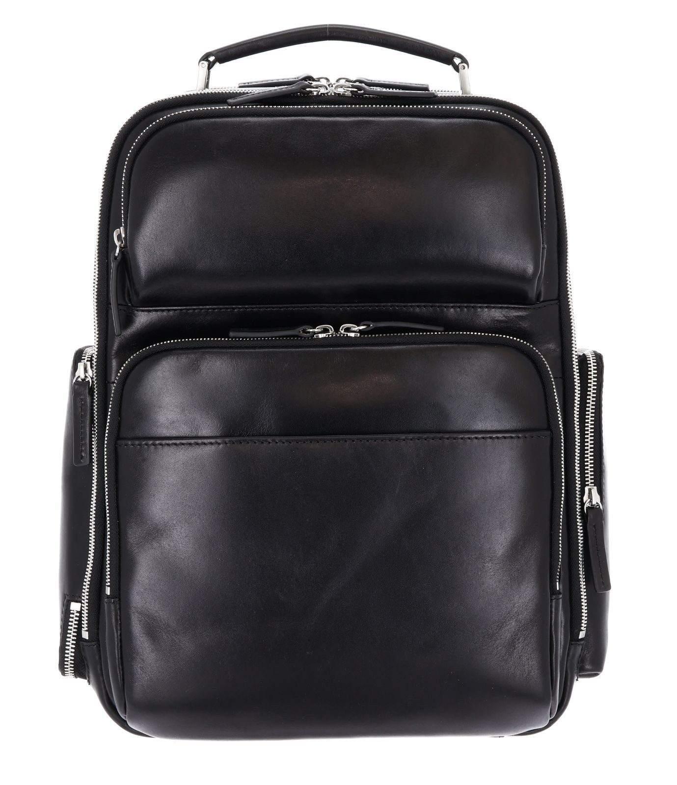 Leonhard Heyden Rucksack Business Rucksack 5275 (Set, 2-tlg), aus echtem Rindsleder
