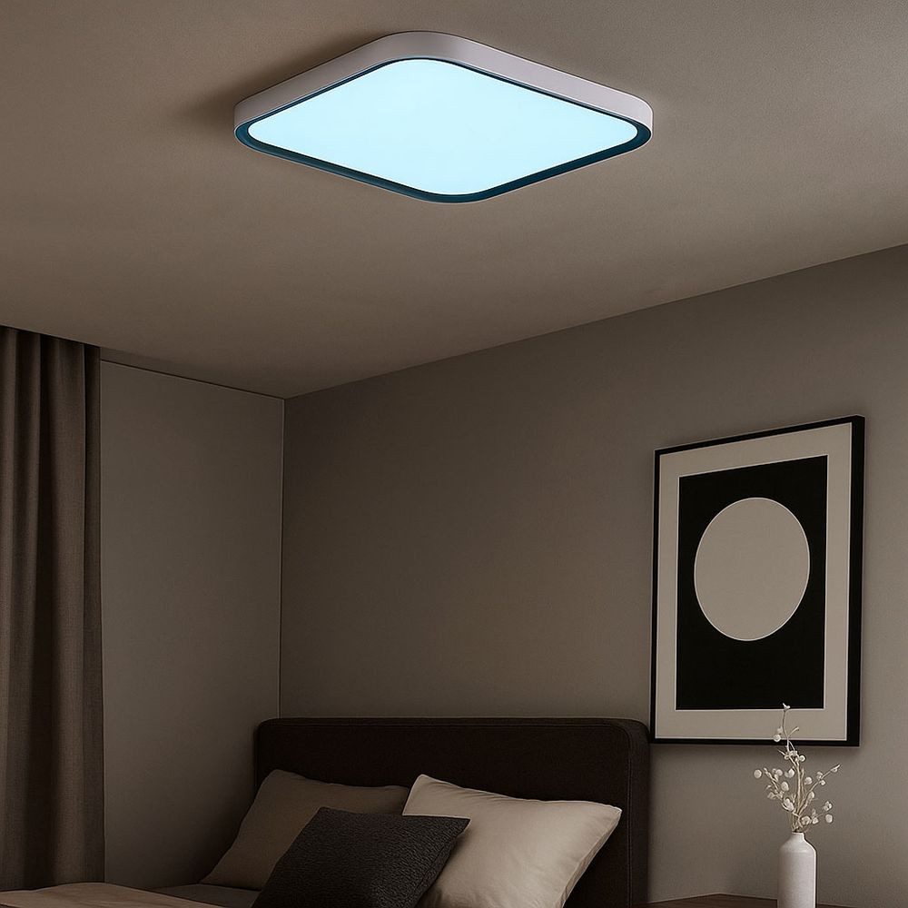 WOFI LED Deckenleuchte, LED-Leuchtmittel fest verbaut, Warmweiß, Neutralweiß, Tageslichtweiß, Deckenlampe Deckenleuchte Schlafzimmerlampe, Dimmbar