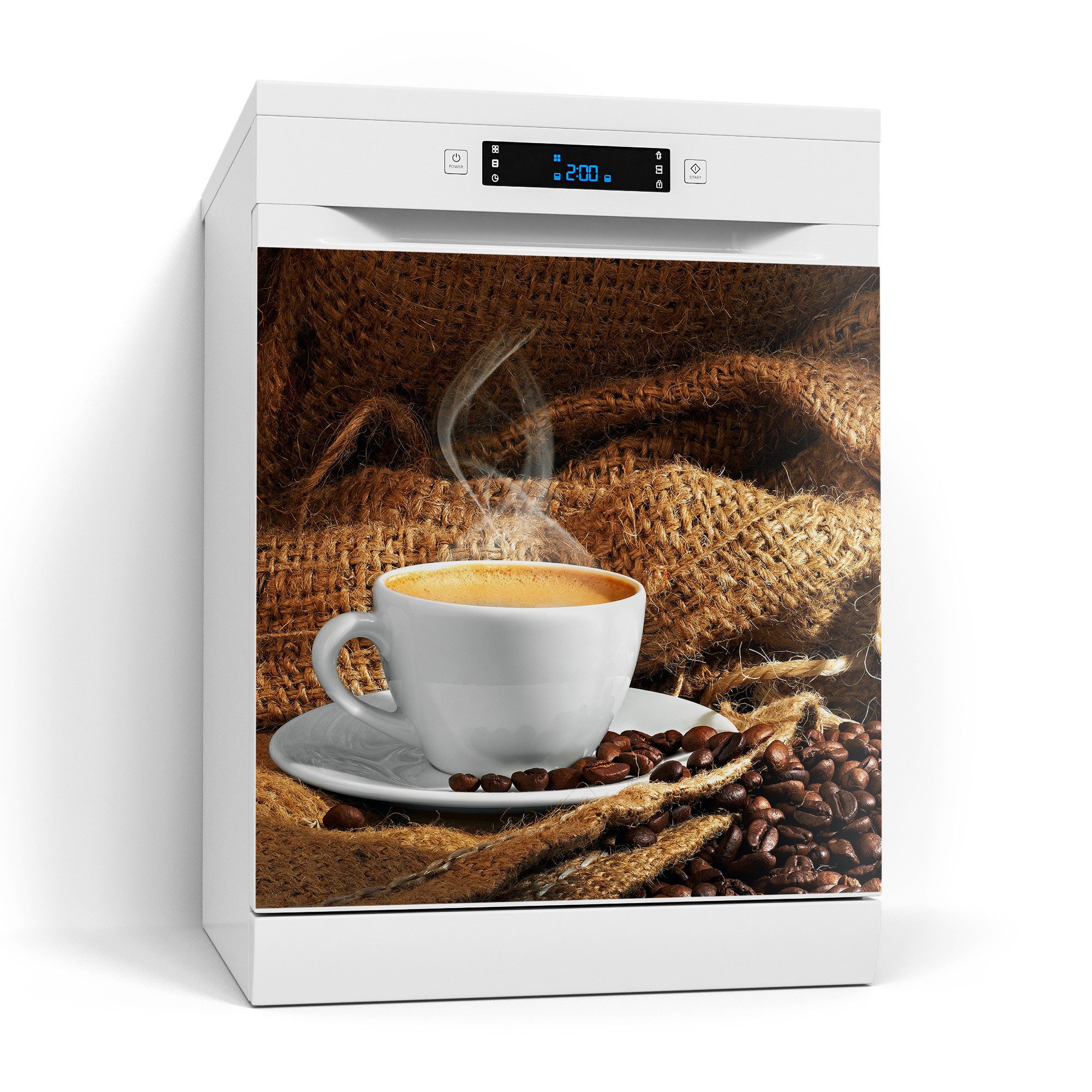 DEQORI Magnetfolie 'Espresso Eleganz', Spülmaschine Magnetmatte günstig online kaufen