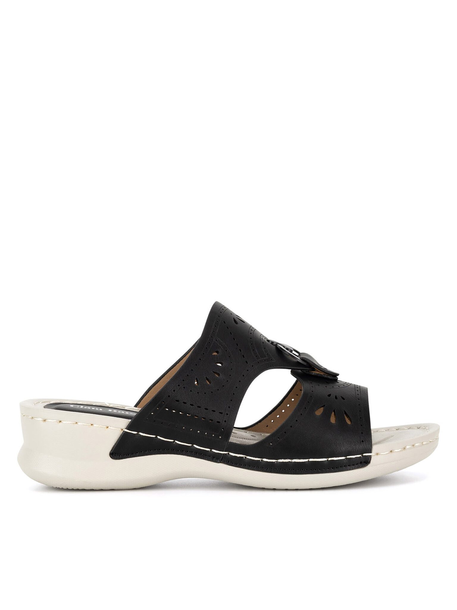 Clara Barson Pantoletten WYL05010-13 Schwarz Pantolette