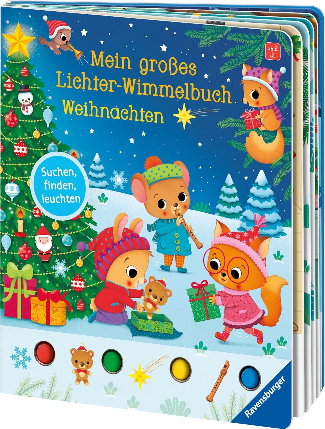 Mein großes Lichter-Wimmelbuch: Weihnachten / Sandra Grimm