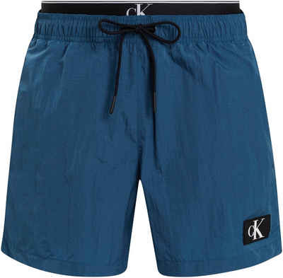 Calvin Klein Swimwear Badeshorts mit Logo-Elastikbund