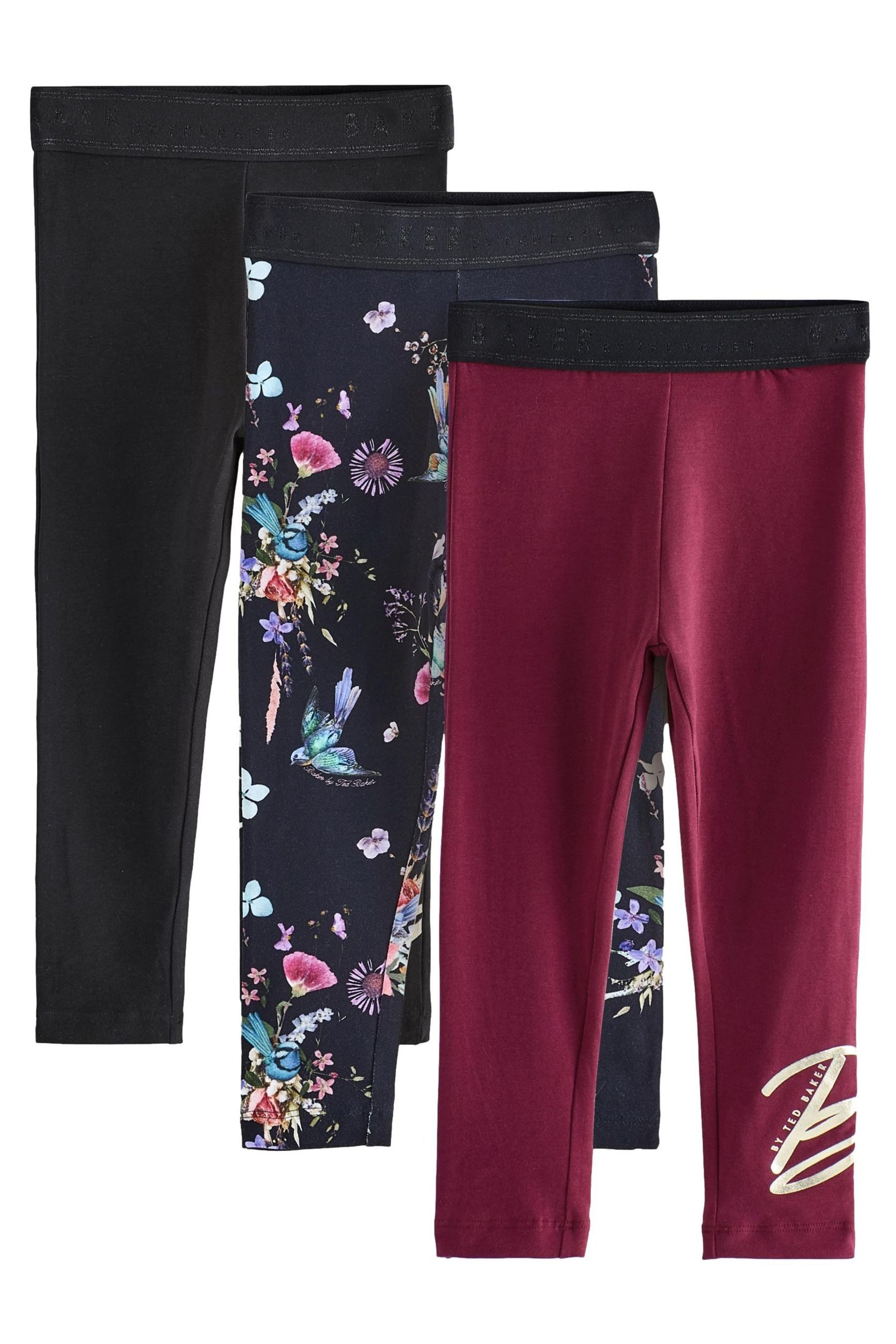 Baker by Ted Baker Leggings Baker by Ted Baker Leggings im 3er-Pack (3-tlg)