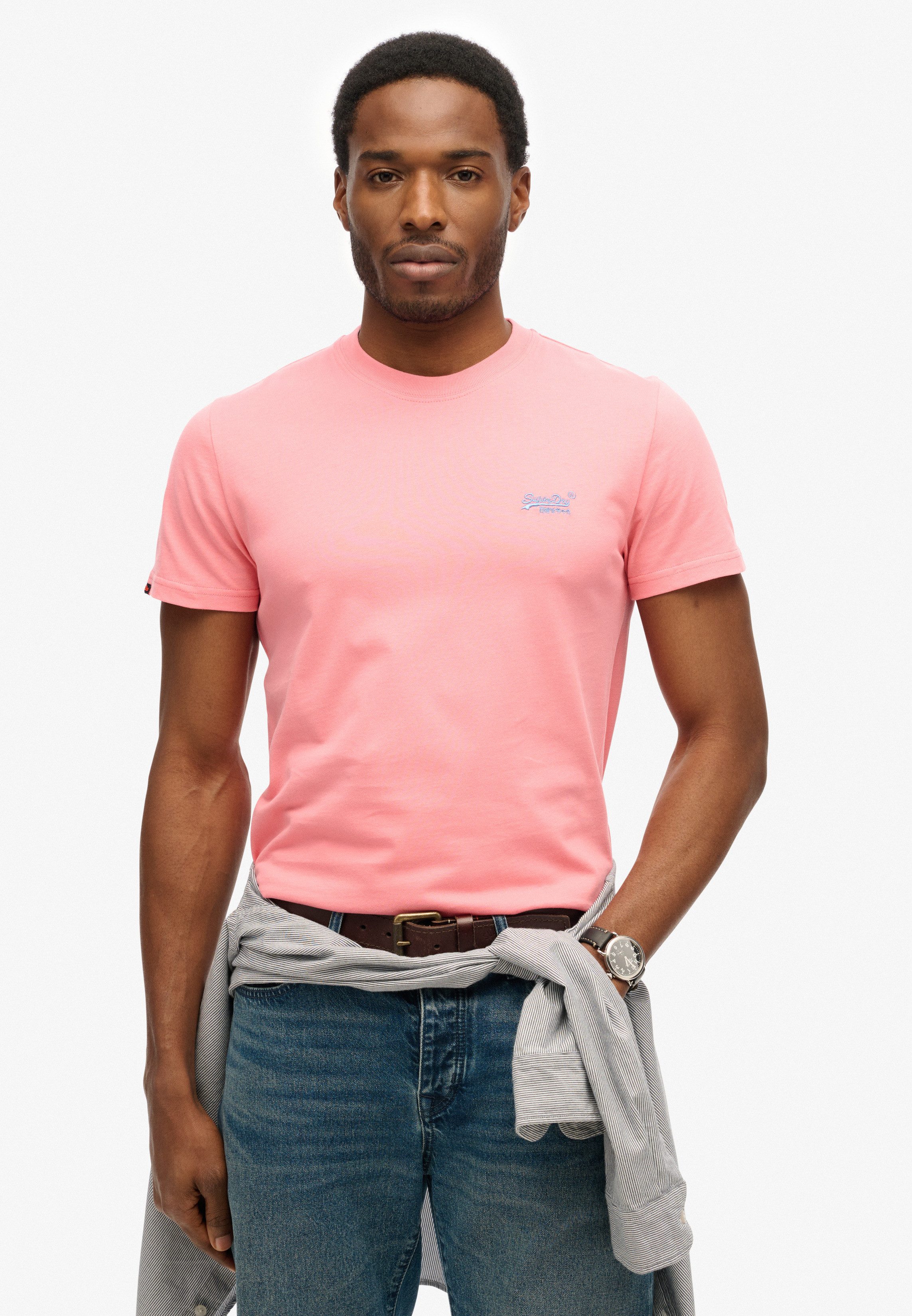 Superdry Rundhalsshirt ESSENTIAL LOGO EMB TEE günstig online kaufen