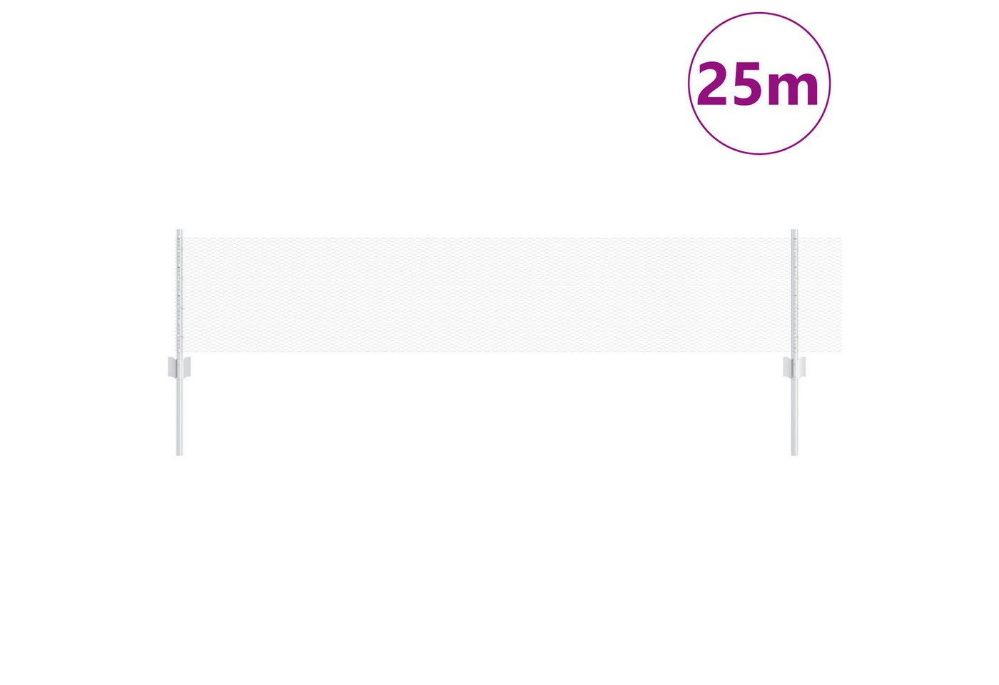 Thumbnail - vidaXL Zaunpfosten Zaunpfosten 11 Stück U-Channel 40 cm feuerverzinkter Stahl, (1-St)