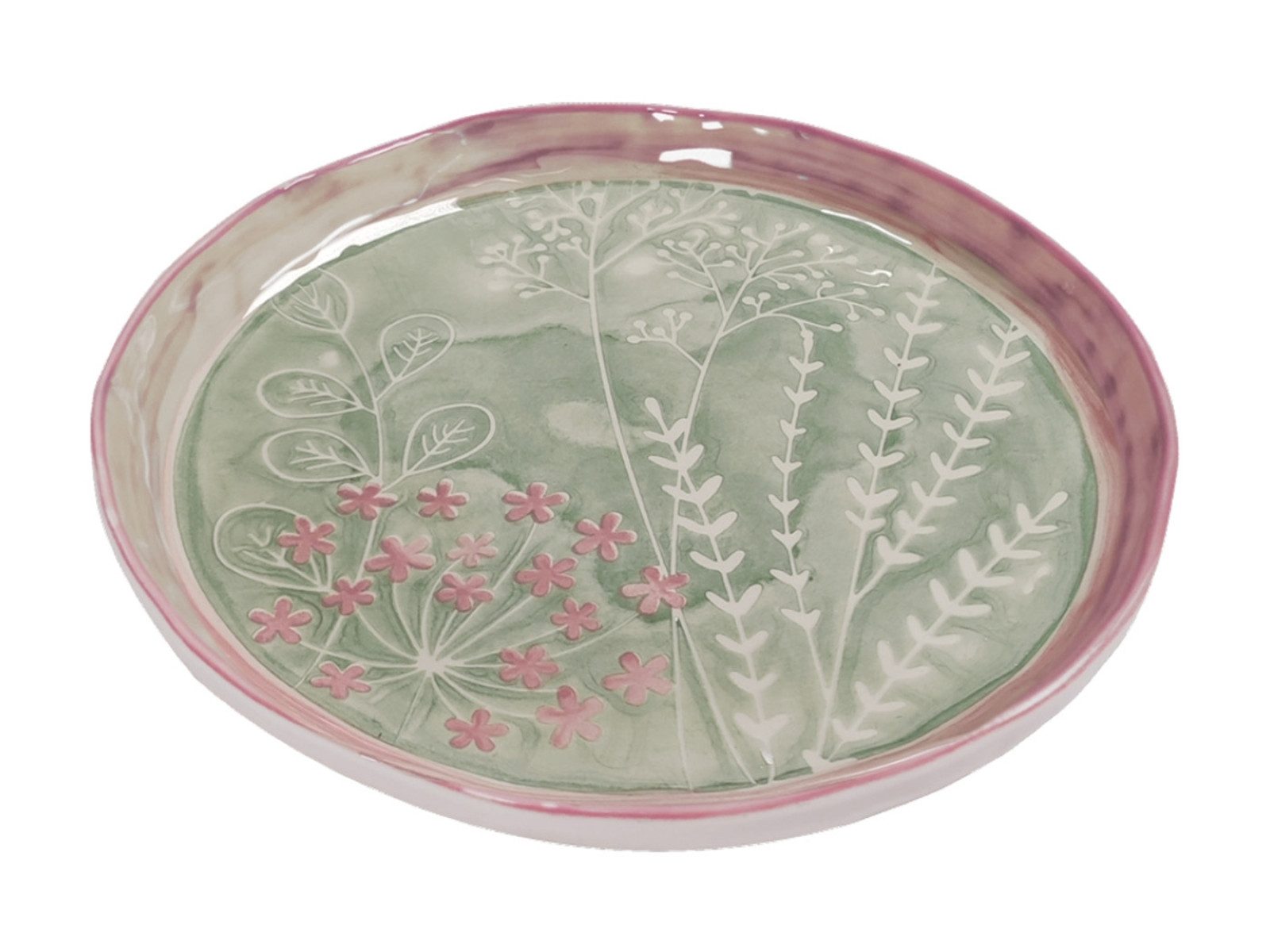 Vista Portuguese Dessertteller Bloom Dessertteller green 24cm